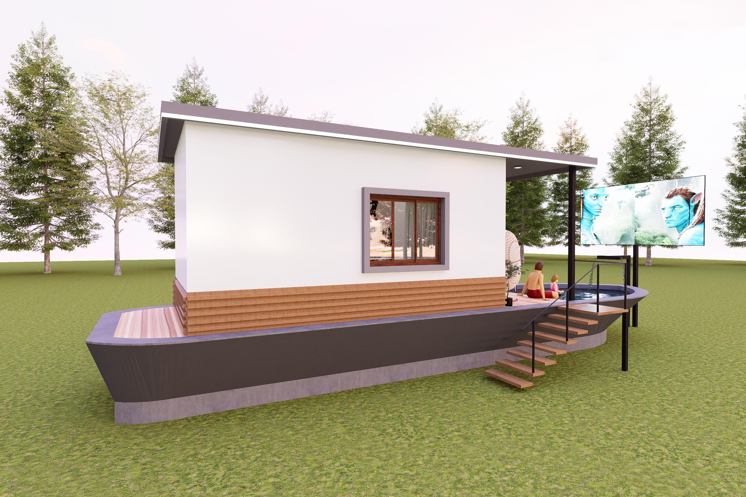boat cottage